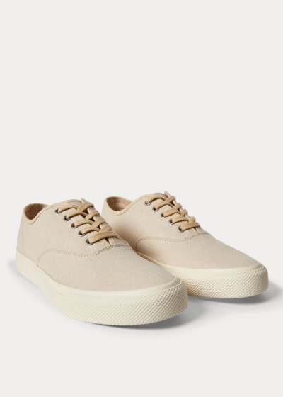 Ralph Lauren New Norfolk Lærred Sneakers Dame Danmark (HBWEN6524)